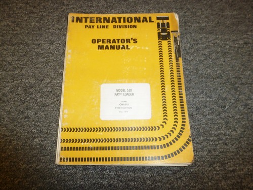 International harvester 510 - harvester,