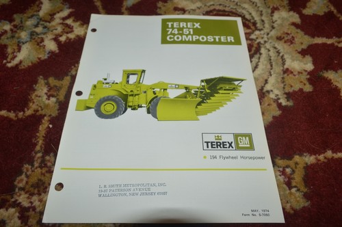 Terex composter loader - terex,